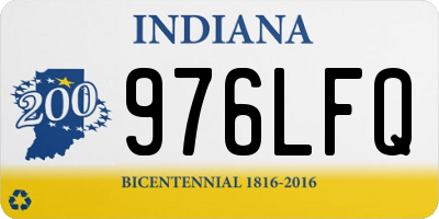 IN license plate 976LFQ