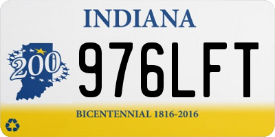 IN license plate 976LFT