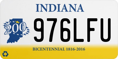 IN license plate 976LFU