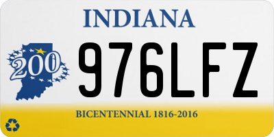IN license plate 976LFZ