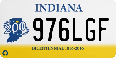 IN license plate 976LGF