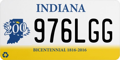 IN license plate 976LGG