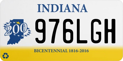 IN license plate 976LGH