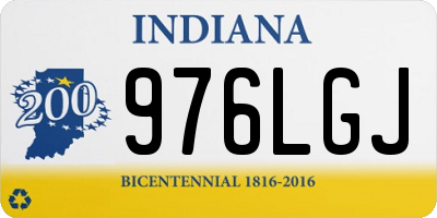 IN license plate 976LGJ
