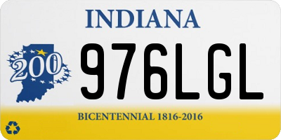 IN license plate 976LGL