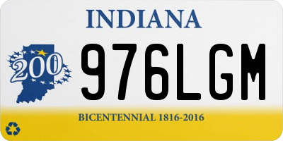 IN license plate 976LGM
