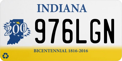 IN license plate 976LGN