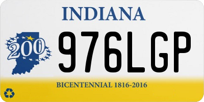 IN license plate 976LGP