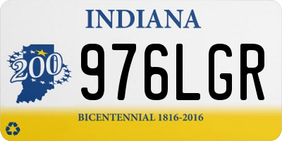 IN license plate 976LGR