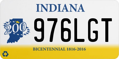 IN license plate 976LGT