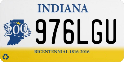 IN license plate 976LGU