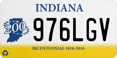IN license plate 976LGV