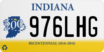 IN license plate 976LHG