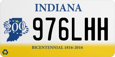 IN license plate 976LHH