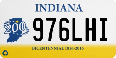 IN license plate 976LHI