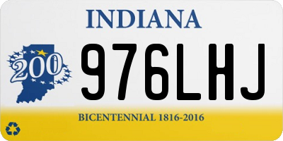 IN license plate 976LHJ
