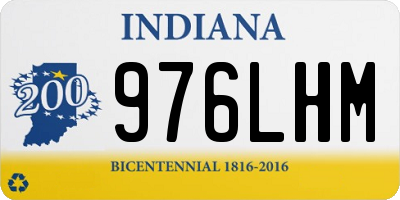 IN license plate 976LHM