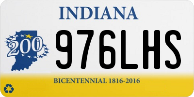 IN license plate 976LHS