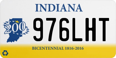 IN license plate 976LHT
