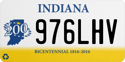 IN license plate 976LHV