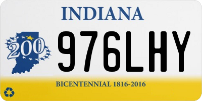 IN license plate 976LHY