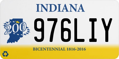 IN license plate 976LIY