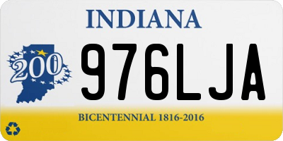 IN license plate 976LJA