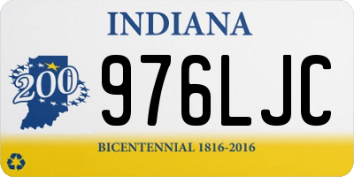 IN license plate 976LJC