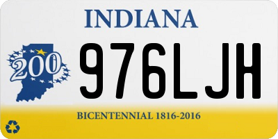 IN license plate 976LJH