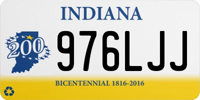 IN license plate 976LJJ