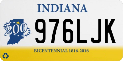 IN license plate 976LJK