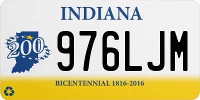 IN license plate 976LJM