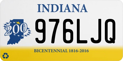 IN license plate 976LJQ