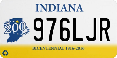 IN license plate 976LJR
