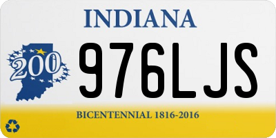 IN license plate 976LJS