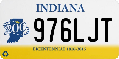 IN license plate 976LJT