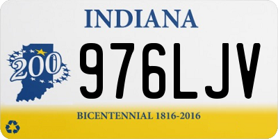 IN license plate 976LJV