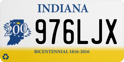 IN license plate 976LJX