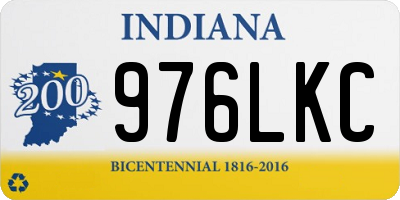 IN license plate 976LKC