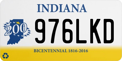 IN license plate 976LKD