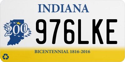 IN license plate 976LKE