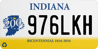 IN license plate 976LKH