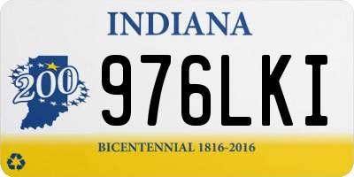 IN license plate 976LKI