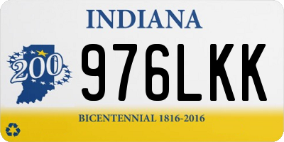 IN license plate 976LKK