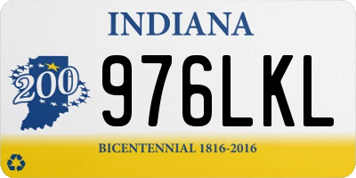 IN license plate 976LKL