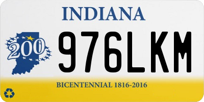IN license plate 976LKM