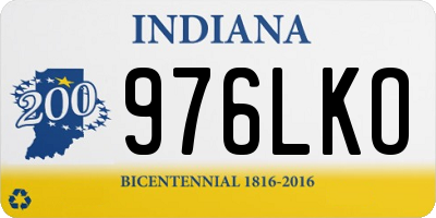 IN license plate 976LKO