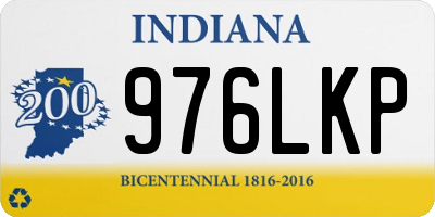 IN license plate 976LKP