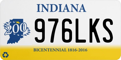 IN license plate 976LKS