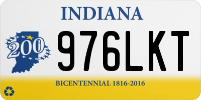 IN license plate 976LKT